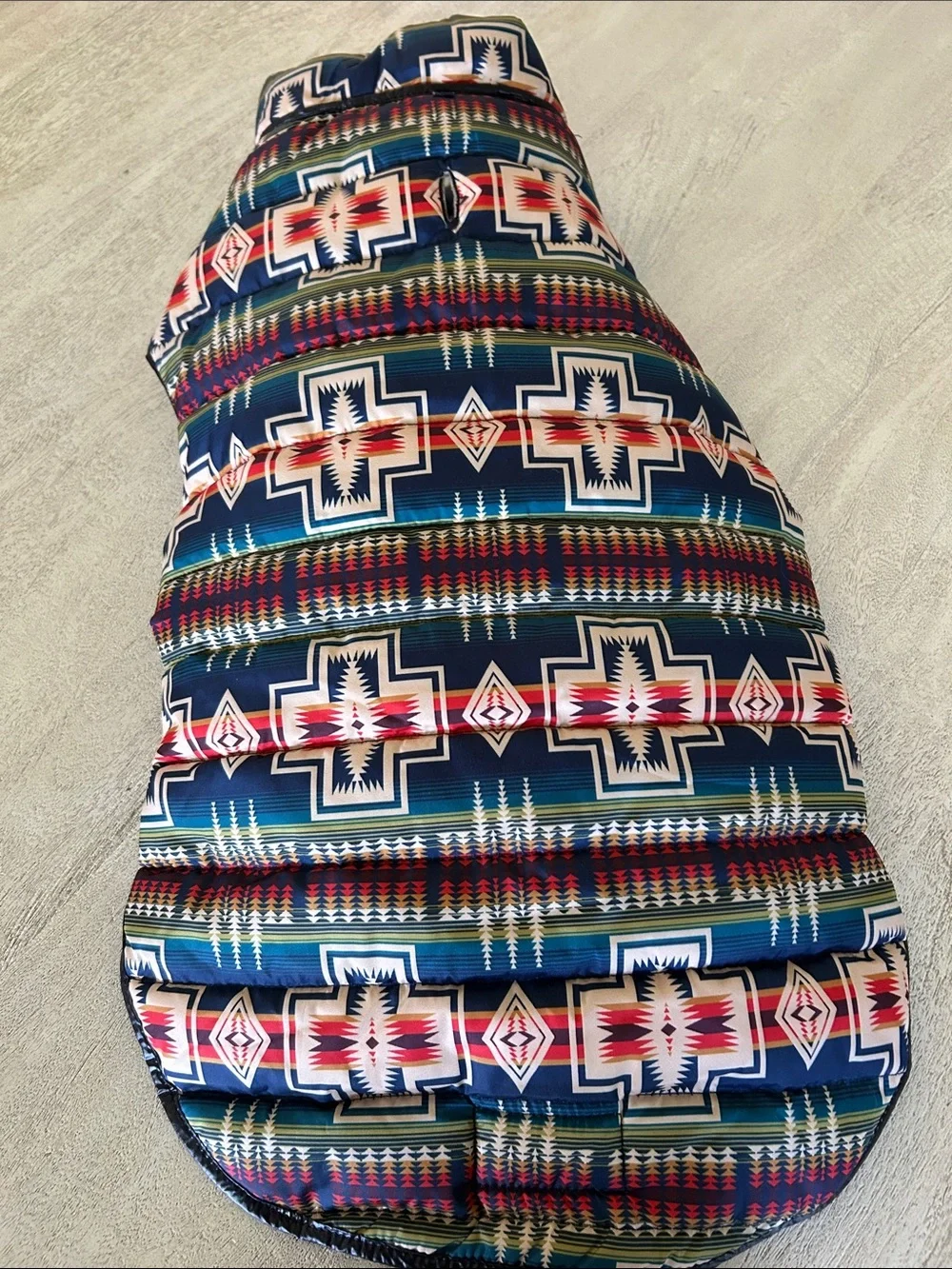 Pendleton Reversible Dog Puffer Coat - Cozy Winter Jacket for Dogs